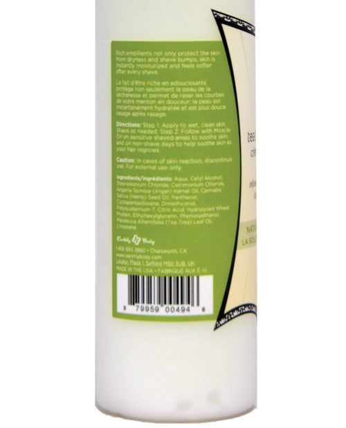 Earthly Body Miracle Oil Shave Cream - 8 Oz Bottle