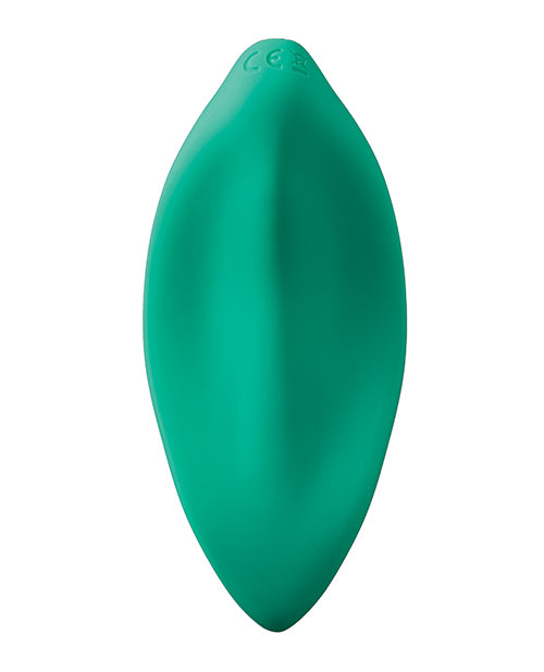 ROMP Wave Green Rechargeable Silicone Lay-On Vibrator