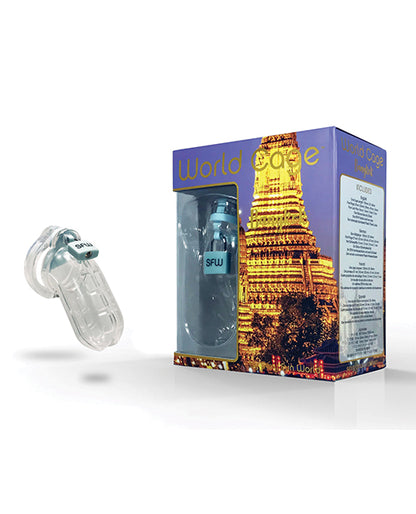 Bangkok World Cage Kit Clear 105mm Cock Cage