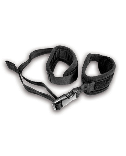 Sportsheets Sex & Mischief Adjustable Handcuffs Black