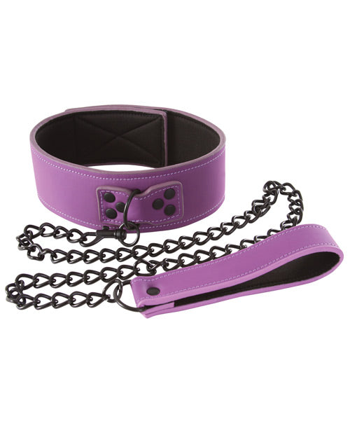 Lust Bondage Collar Purple