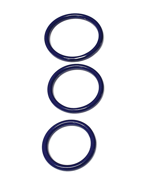 Blue Stainless Steel C-ring Set - 1.5 1.75" 2" "