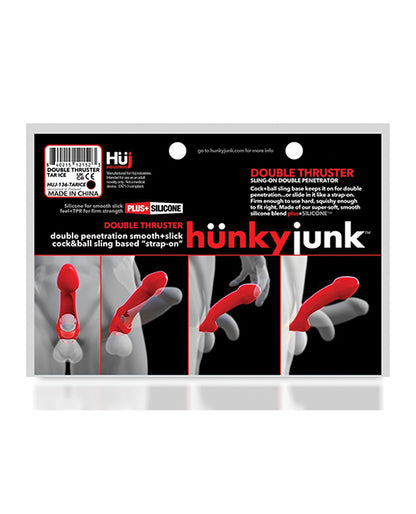 Hunky Junk Double Thruster Sling - Tar Ice