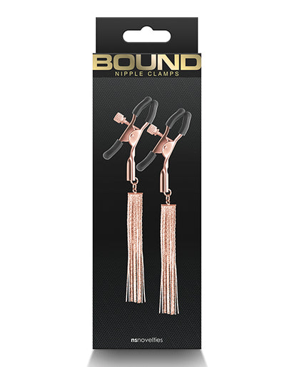 Bound Nipple Clamps V1 Rose Gold