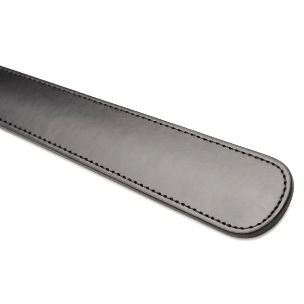 19 Inch Slapper Paddle featuring a luxurious black leather strap for the watch