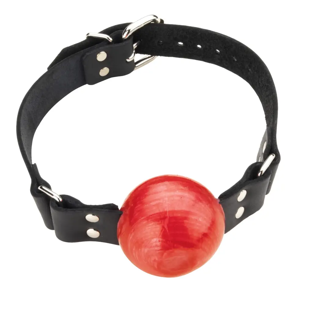 2in Ball Gag - Red - Bondage Fetish & Kink