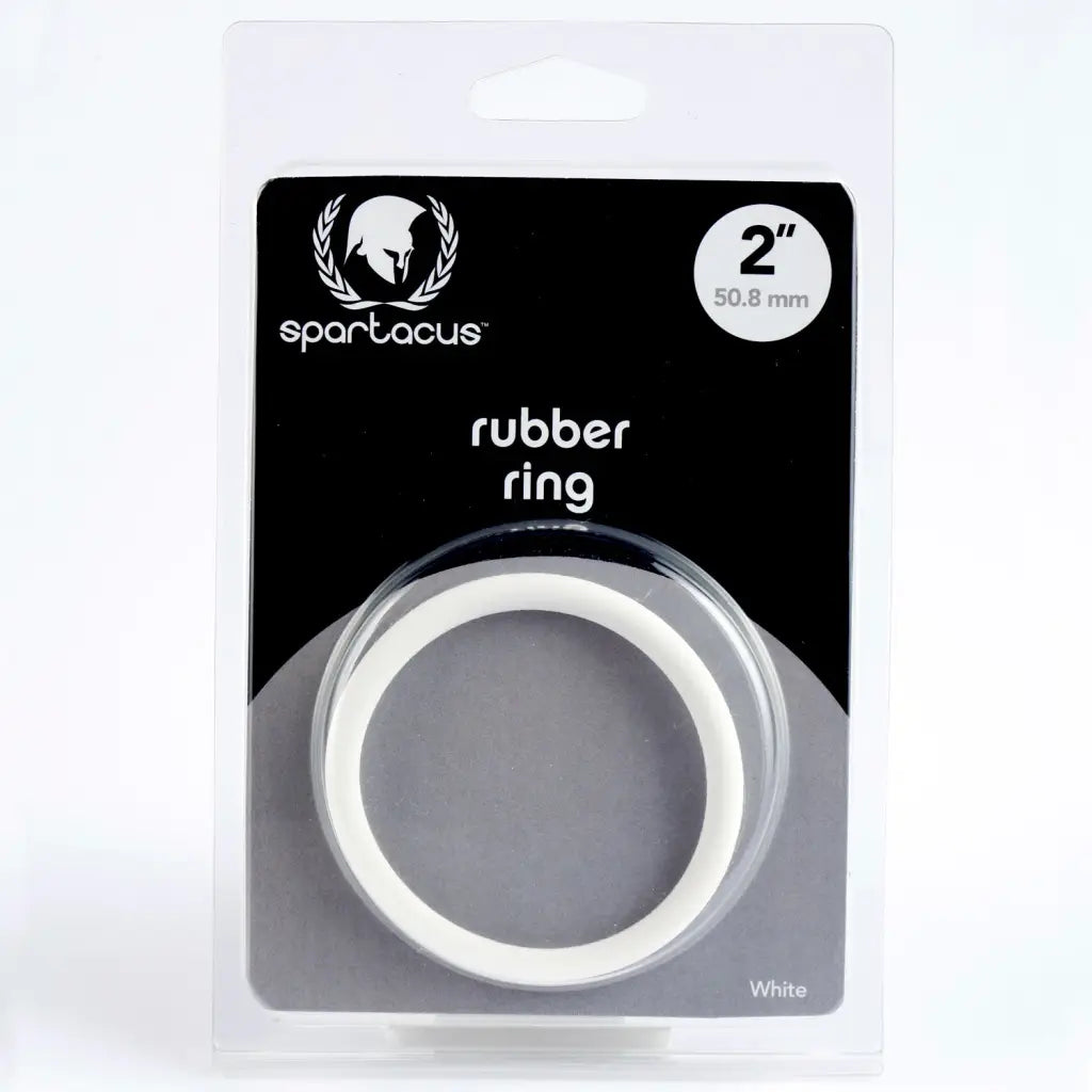 2in White Rubber Ring - Cock Ring