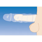 Size Matters Cock Extender 3 Inch Clear Penis Enhancer Sleeve at the Haus of Shag