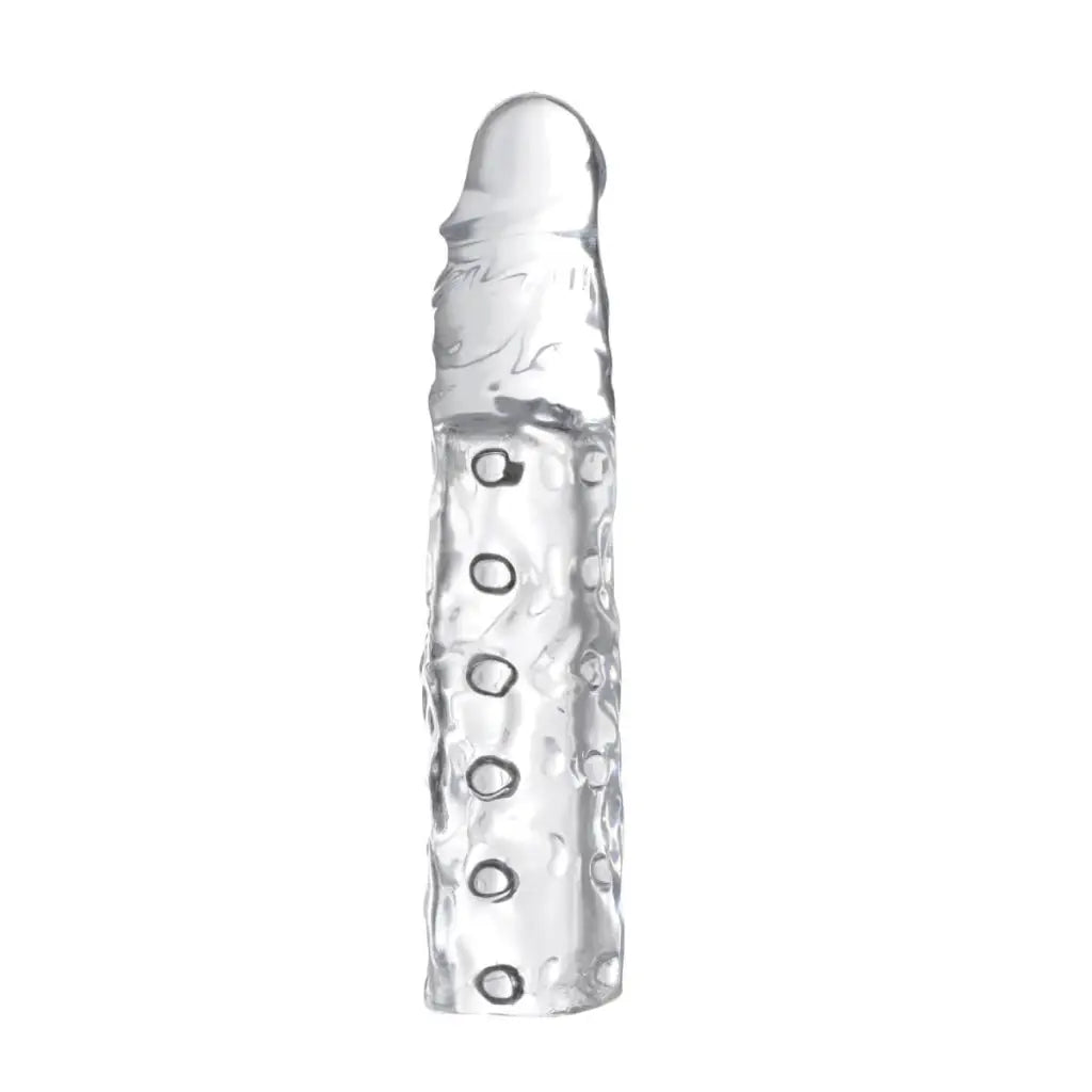 Size Matters Cock Extender 3 Inch Clear Penis Enhancer Sleeve at the Haus of Shag