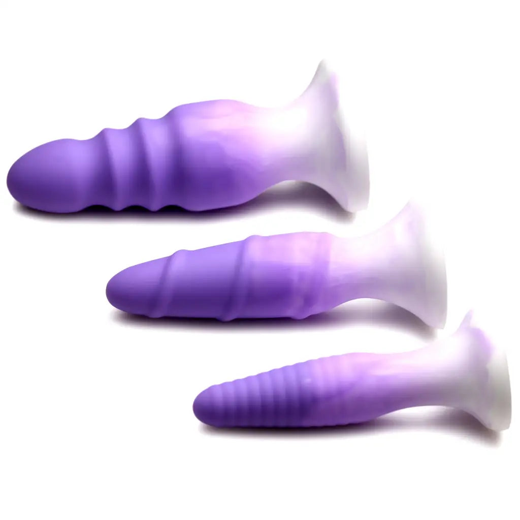 3 Piece Silicone Butt Plug Set - Butt Plug