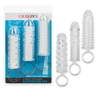 CalExotics Sextoys for Couples 3 Piece Textured Extension Set at the Haus of Shag