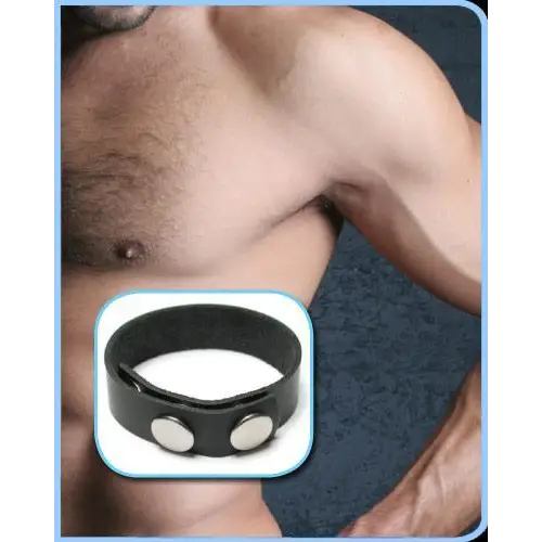 3 Snap Leather Cock Ring - Bondage Fetish & Kink