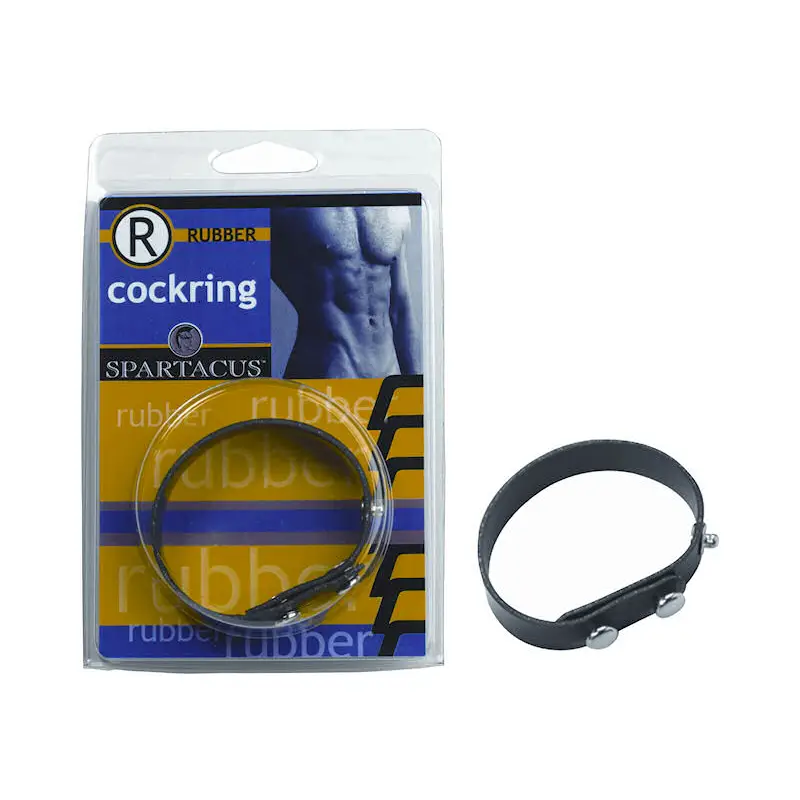 3 Snap Rubber Cock Ring Rub-11 - Cock Ring