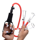 Portable 3-way clit pump system with multiple hoses and attachments for versatile use