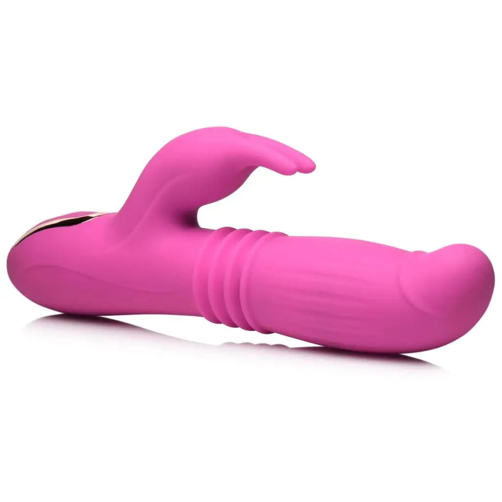 inmi Vibrator 35x Lil Swell Thrusting And Swelling Silicone Rabbit Vibrator at the Haus of Shag