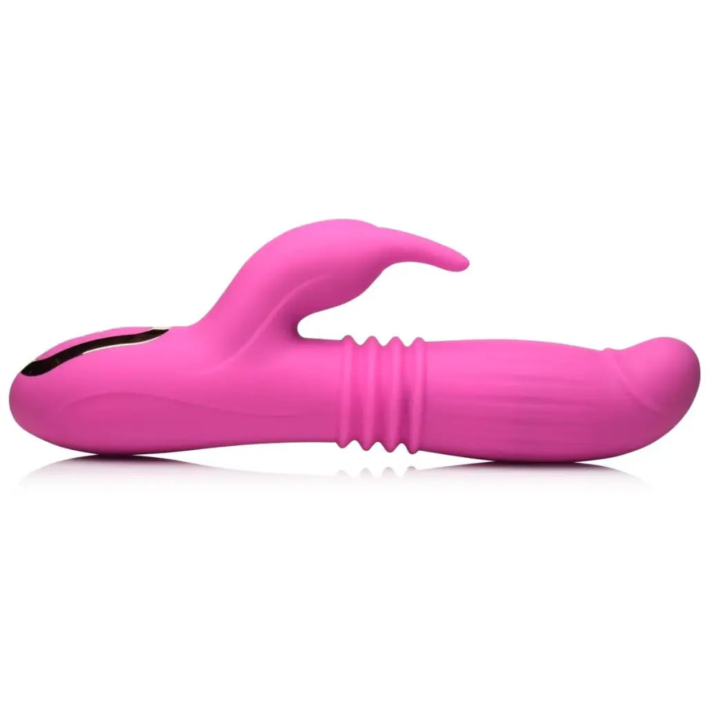 inmi Vibrator 35x Lil Swell Thrusting And Swelling Silicone Rabbit Vibrator at the Haus of Shag