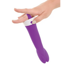 3Some Plain Vibrator Purple 3Some Wall Banger G Rechargeable Remote-Controlled Silicone Vibrator With Suction Cup at the Haus of Shag