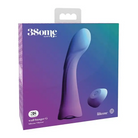 3Some Plain Vibrator Purple 3Some Wall Banger G Rechargeable Remote-Controlled Silicone Vibrator With Suction Cup at the Haus of Shag