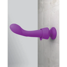 3Some Plain Vibrator Purple 3Some Wall Banger G Rechargeable Remote-Controlled Silicone Vibrator With Suction Cup at the Haus of Shag