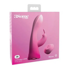 3Some Rabbit Pink 3Some Wall Banger Rabbit Rechargeable Remote-Controlled Silicone Vibrator With Suction Cup at the Haus of Shag