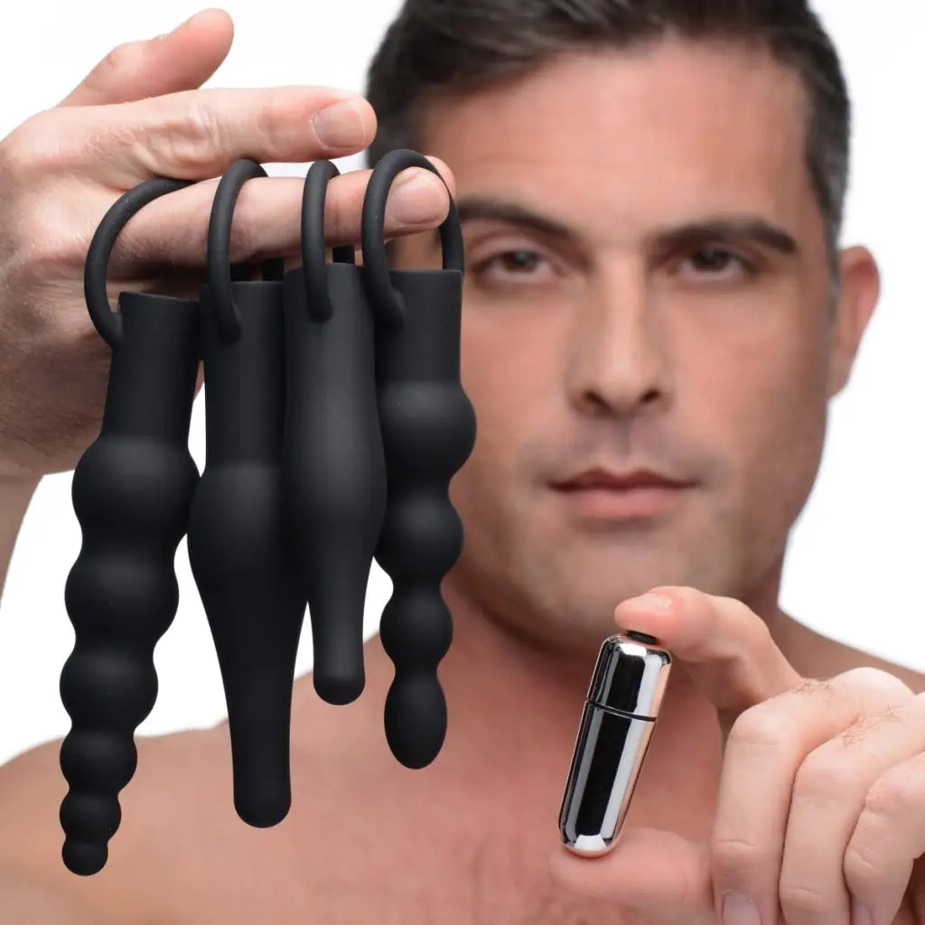 Master Series Plug 3x Rimming Anal Training Set at the Haus of Shag