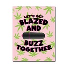 420 Foreplay Blazed Greeting Card w/Rock Candy Vibrator & Fresh Vibes Towelettes - Bachelorette & Party Supplies