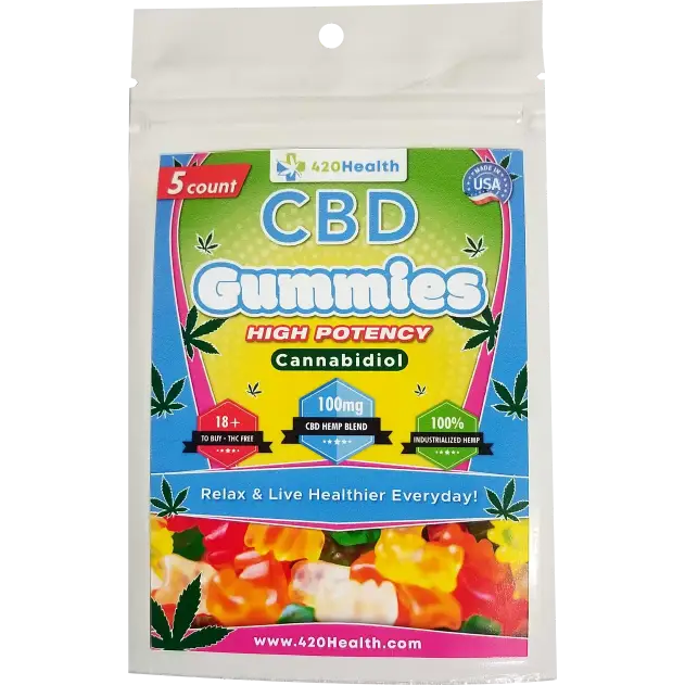 420 Health Cbd Gummies 5ct 100 Mg - Meds & Supplements