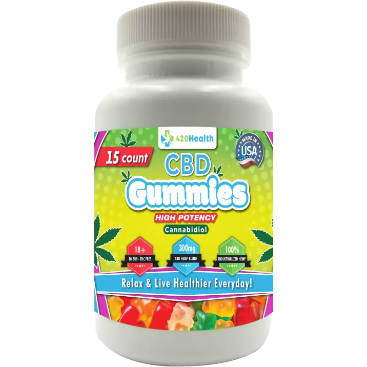 420 Health Cbd Gummies Bottle - 300mg - Meds & Supplements