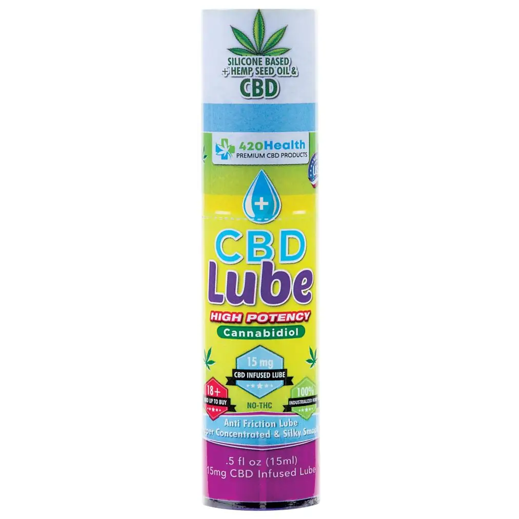 420 Health Cbd Lube 0.5 Oz - Erotic Body Lotions