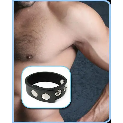 5 Snap Neoprene Cock Ring - Bondage Fetish & Kink