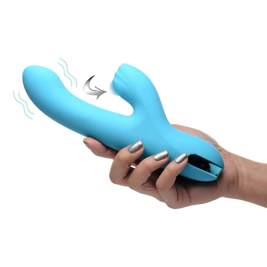 inmi Vibrator 5 Star 13x Silicone Pulsing And Vibrating Rabbit at the Haus of Shag