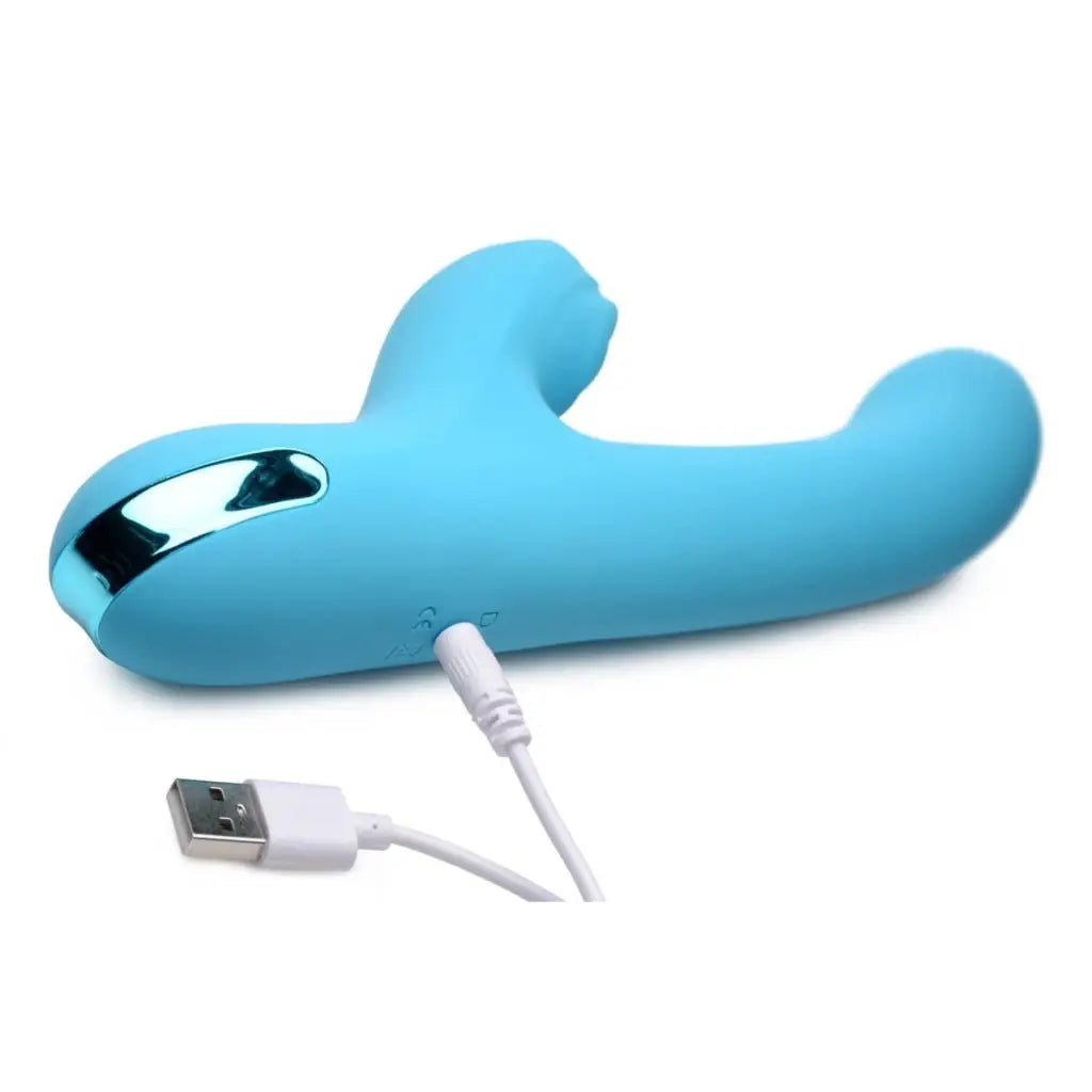 inmi Vibrator 5 Star 13x Silicone Pulsing And Vibrating Rabbit at the Haus of Shag