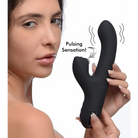 inmi Vibrator 5 Star 13x Silicone Pulsing And Vibrating Rabbit at the Haus of Shag