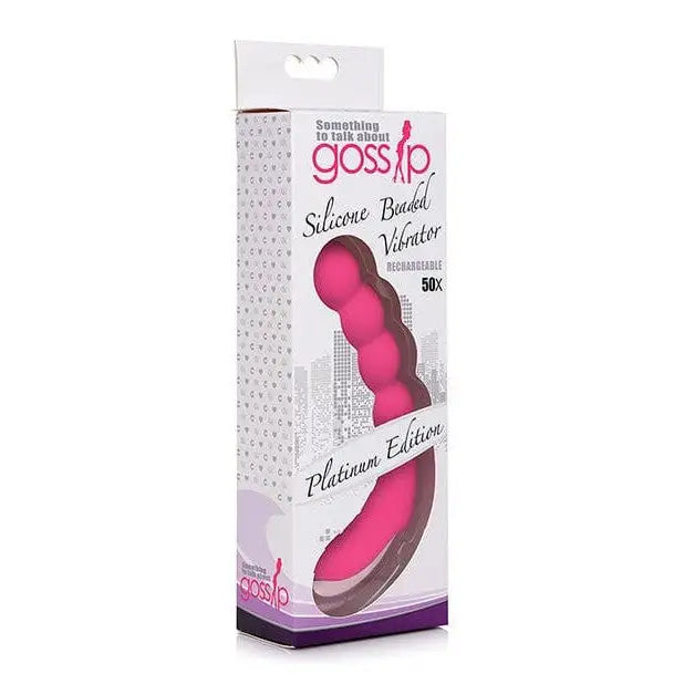 Curve Novelties Vibrator Magenta 50x Silicone Beaded Vibrator at the Haus of Shag