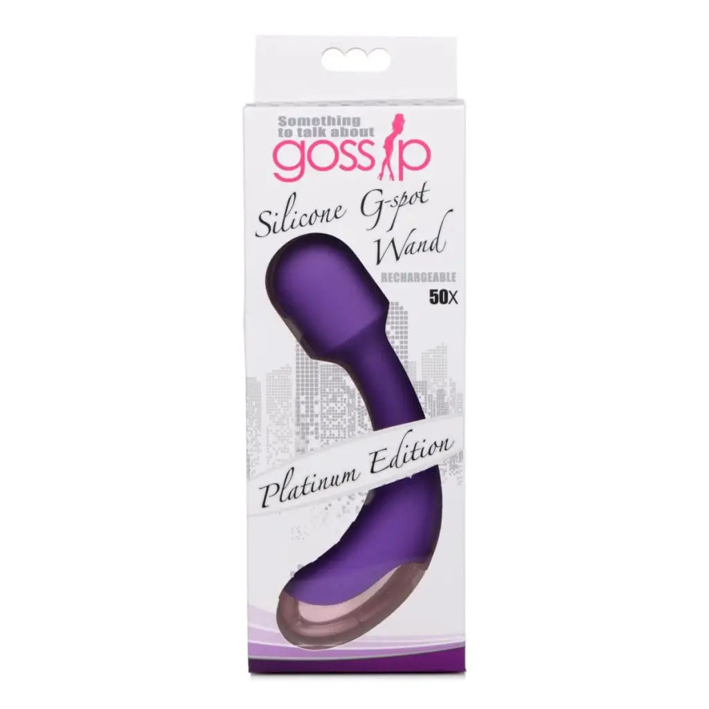 Curve Novelties Vibrator 50x Silicone G-spot Wand at the Haus of Shag