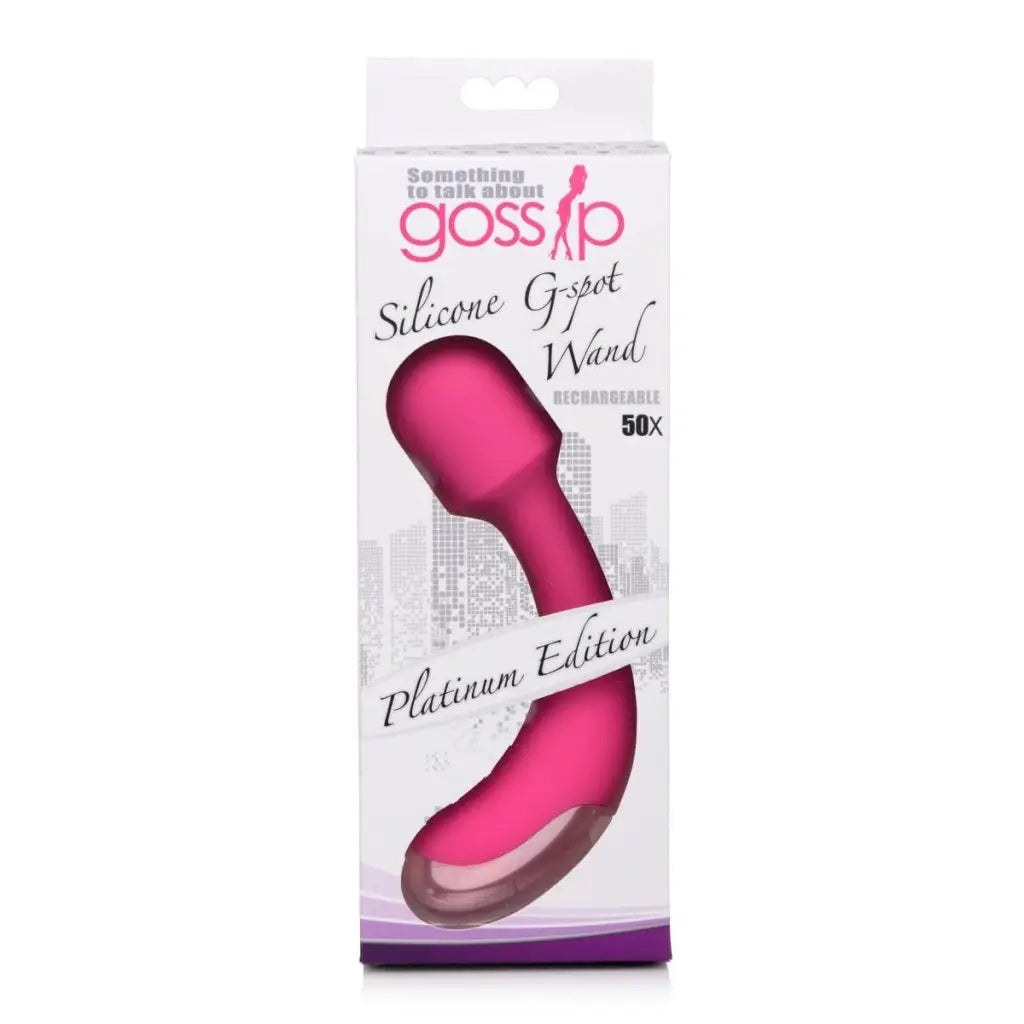 Curve Novelties Vibrator 50x Silicone G-spot Wand at the Haus of Shag