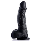 6.5 Inch Realistic Suction Cup Dildo - Black - Dildos