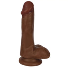 Curve Novelties Dildos 6 Inch Slim Dildo With Balls - Medium at the Haus of Shag