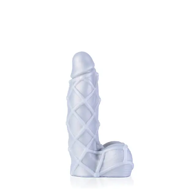 665 Fetishique - Silver - Large - Dongs & Dildos