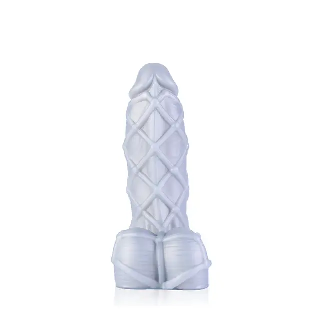 665 Fetishique - Silver - Large - Dongs & Dildos