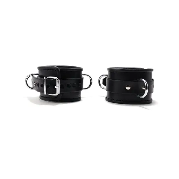 665 Padded Locking Ankle Restraint - Black - Bondage Blindfolds & Restraints