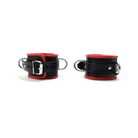 665 Padded Locking Ankle Restraint - Red - Bondage Blindfolds & Restraints