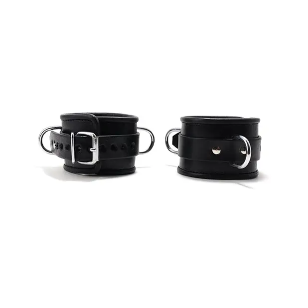 665 Padded Locking Wrist Restraint - Black - Bondage Blindfolds & Restraints