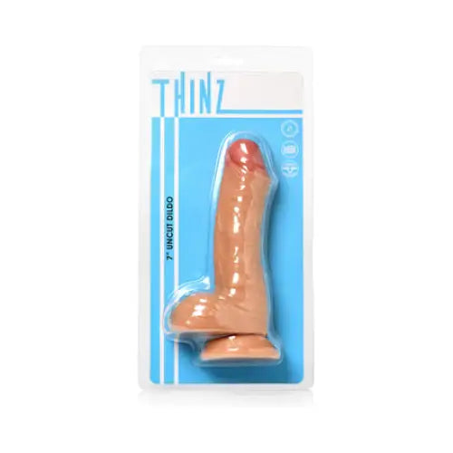 7 Inch Dildo With Foreskin - Realistic Dildo