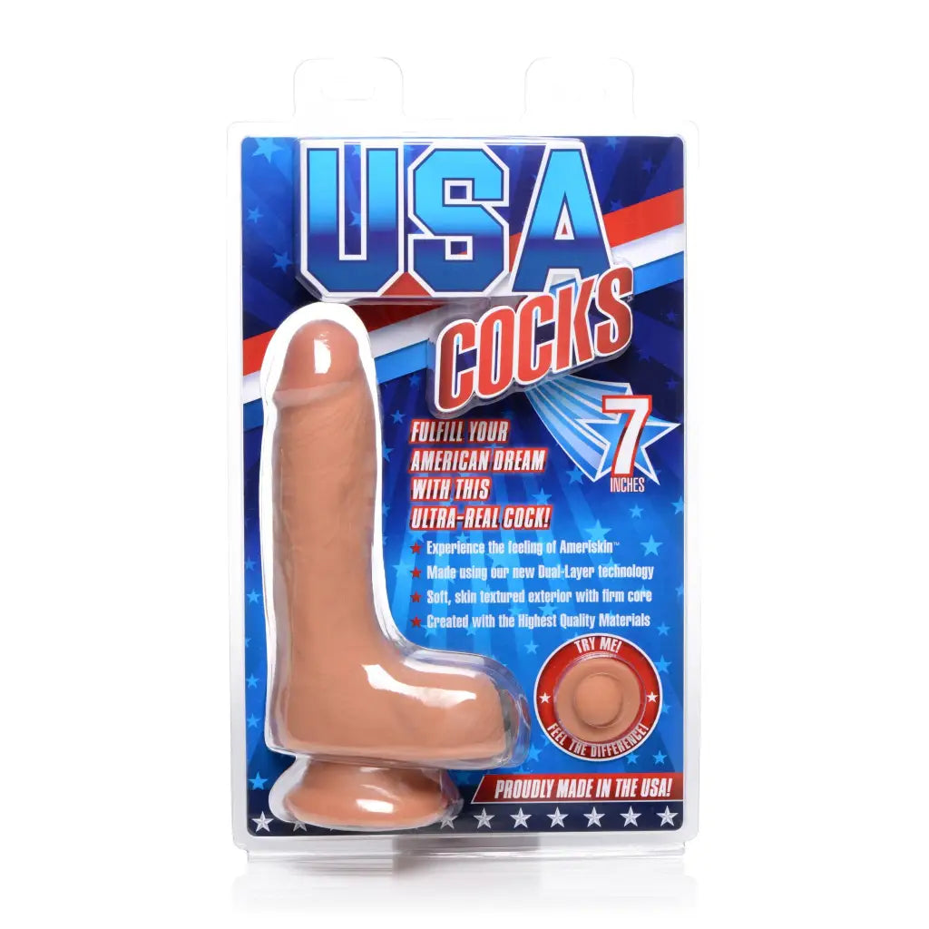 7 Inch Ultra Real Dual Layer Suction Cup - Realistic-dildos