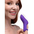 Frisky Vibrator Purple 7x Finger Bang Her Pro Silicone Vibrator at the Haus of Shag