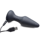 Thump It Plug 7x Slim Thumping Silicone Anal Plug at the Haus of Shag