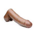 LoveBotz Dildos 8 Inch Cock Lock Brown Dildo at the Haus of Shag