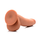 8 Inch Ultra Real Dual Layer Suction Cup - Medium Skin - Realistic-dildos