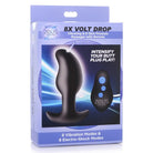 Volt Drop Vibrating and E-stim Silicone Prostate Massager with Remote Control